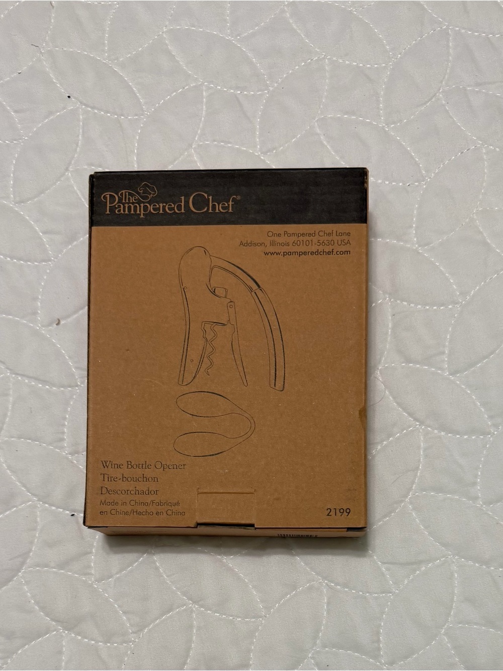 Pampered chef wine opener